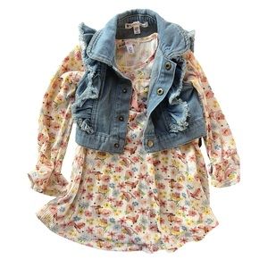 Dress and vest set from Nannette kids NEVER WORN